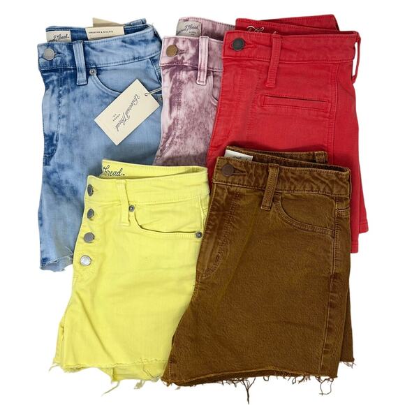 Lot of 5 Universal Thread Women's Denim Shorts 2/26R - Picture 1 of 8